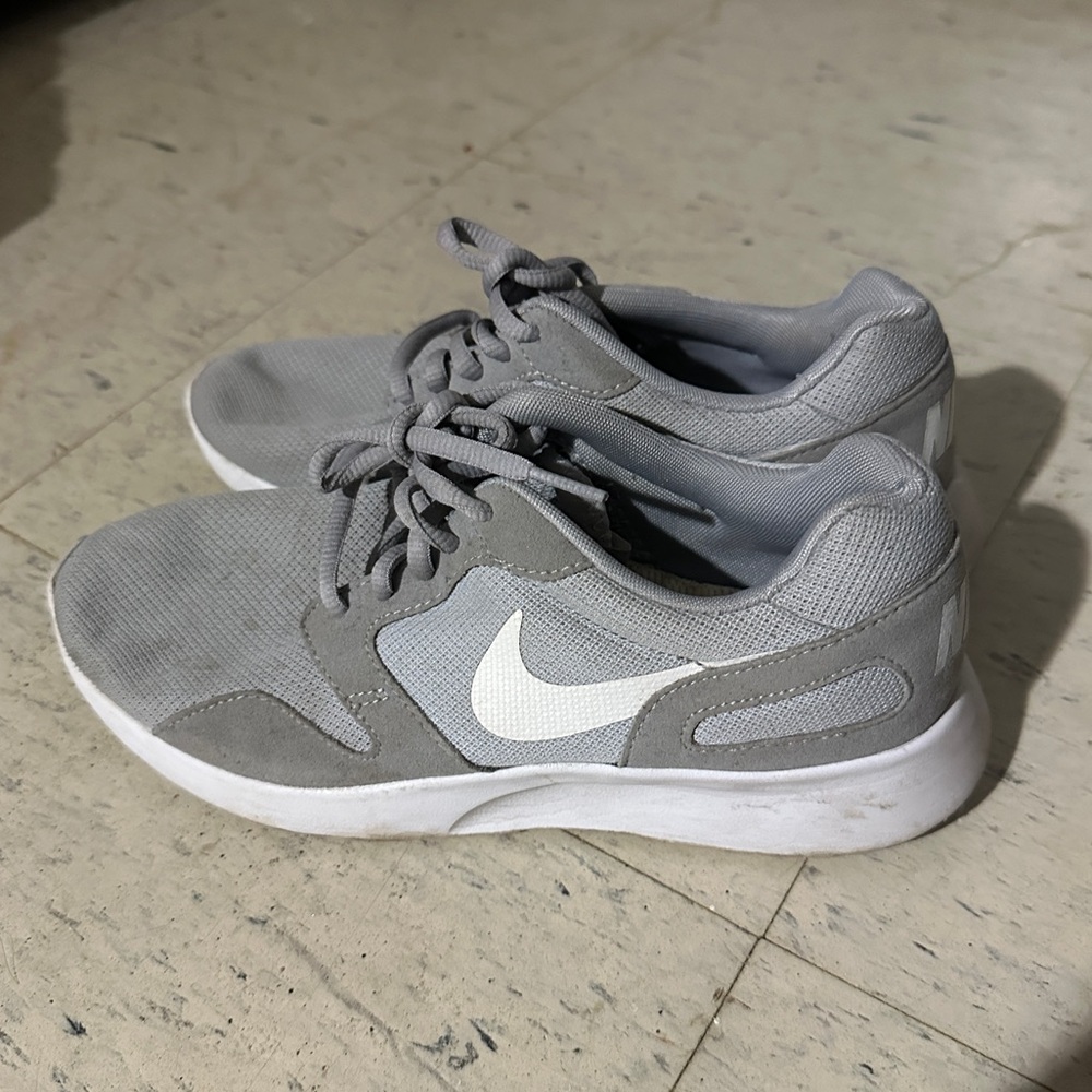 Nike Gray and White Shoes
